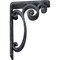 Ekena Millwork Avery Wrought Iron Bracket, (Triple center brace), Antiqued Pewter 2"W x 5 1/2"D x 8"H BKTM02X05X08TAVAPW - alternate 2